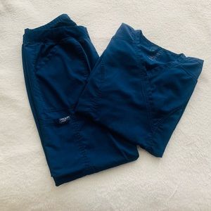 Cherokee workwear navy blue scrub set